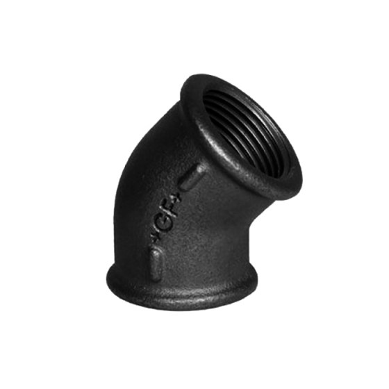 ΓΩΝΙΑ ΚΟΡΔΟΝΑΤΗ 45° ΓΑΛΒΑΝΙΖΕ ΜΑΥΡΗ